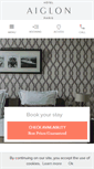 Mobile Screenshot of paris-hotel-aiglon.com